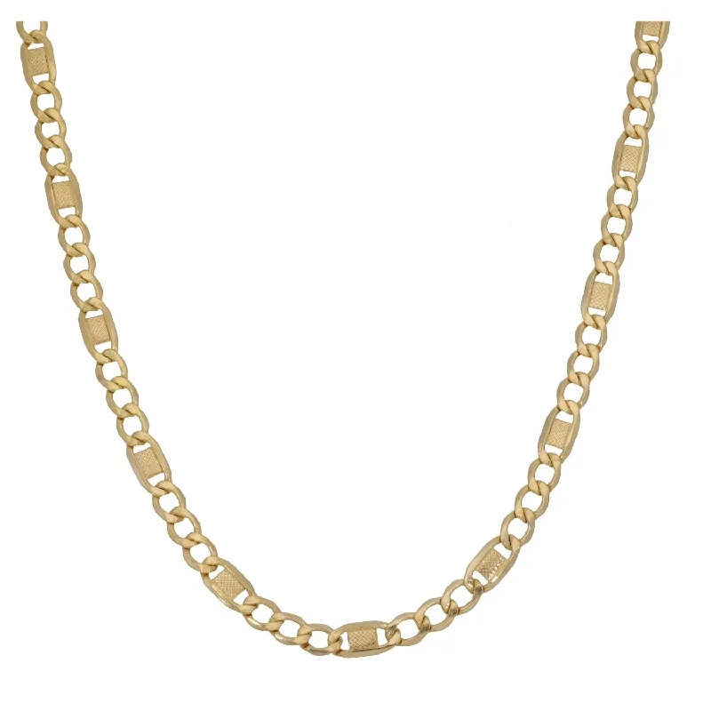 Trendy Chain Necklace with Multiple Pendants-New 14ct Gold Kids Anchor Chain/Necklace