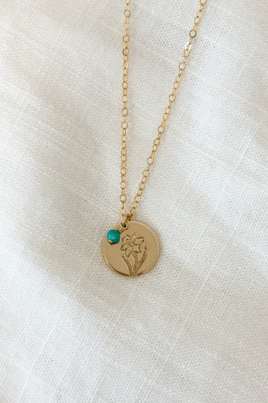 Customizable Necklace for Personalized Gifts-Birth Necklace