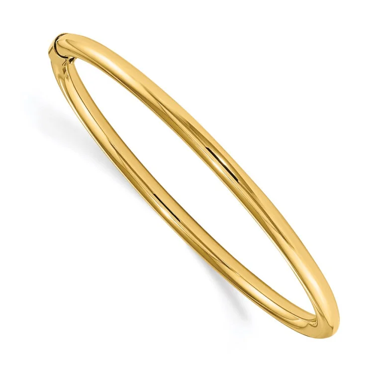 Simple Customizable Bangle Set for Special Occasions-14k Madi K 2.5mm Slip-on Baby Bangle